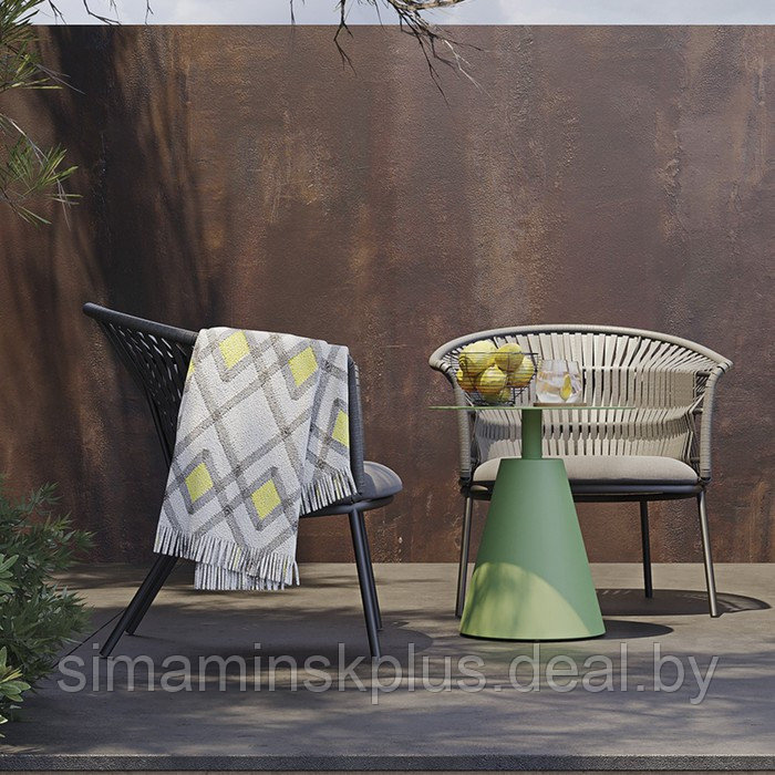 Столик кофейный Marius, 500×500×550 мм, цвет зелёный - фото 5 - id-p223220334