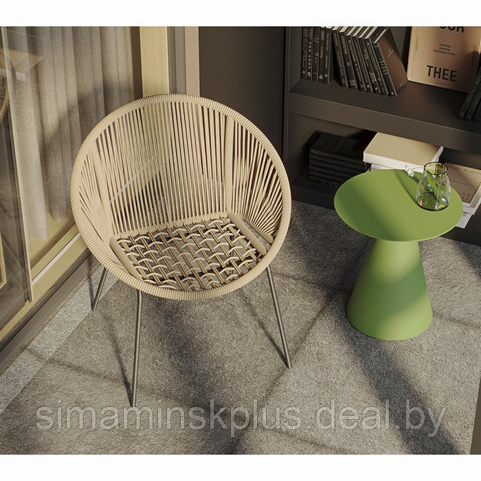 Столик кофейный Marius, 500×500×550 мм, цвет зелёный - фото 7 - id-p223220334