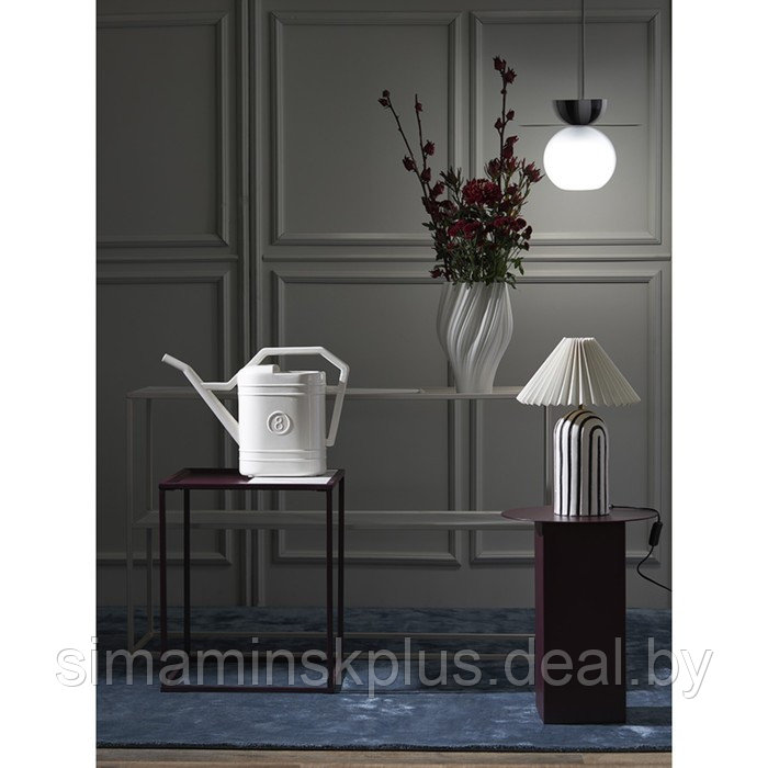 Столик кофейный Mayen, 450×450×550 мм, цвет белый / сливовый - фото 3 - id-p223220343