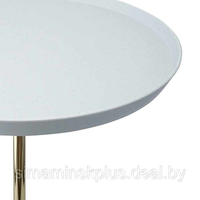 Столик кофейный Sustainable, 377×377×530 мм, цвет серый / белый - фото 7 - id-p223220353