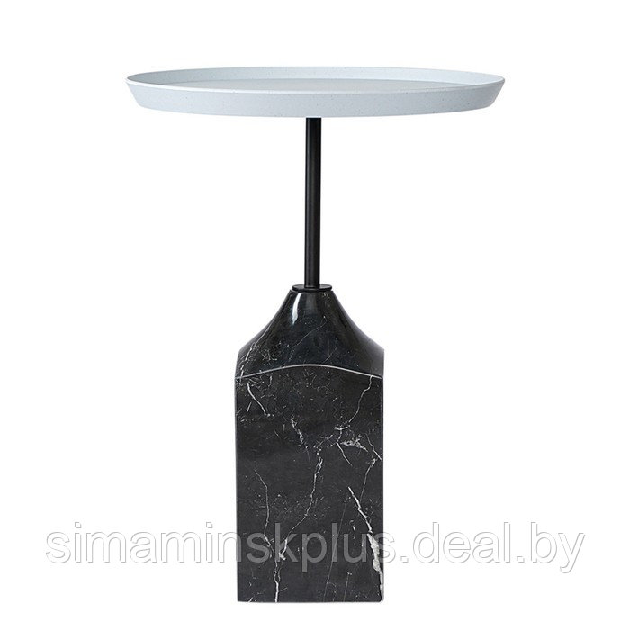 Столик кофейный Sustainable, 377×377×530 мм, цвет серый / чёрно-белый - фото 6 - id-p223220361
