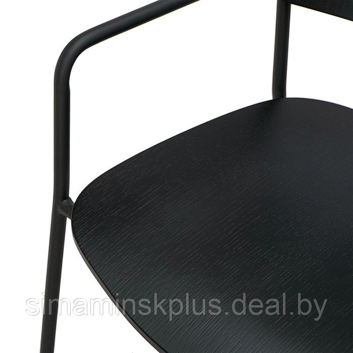 Стул с подлокотниками Torfrid, 550×520×770 мм, цвет чёрный - фото 9 - id-p223220426