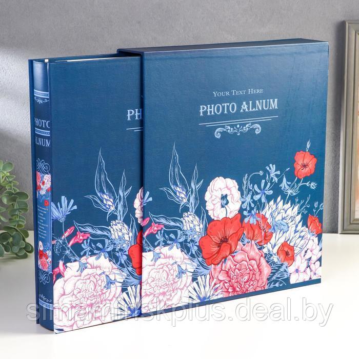 Фотоальбом на 500 фото 10х15 см "Нарисованные цветы" в коробке МИКС 33,5х30х6 см - фото 1 - id-p223220659