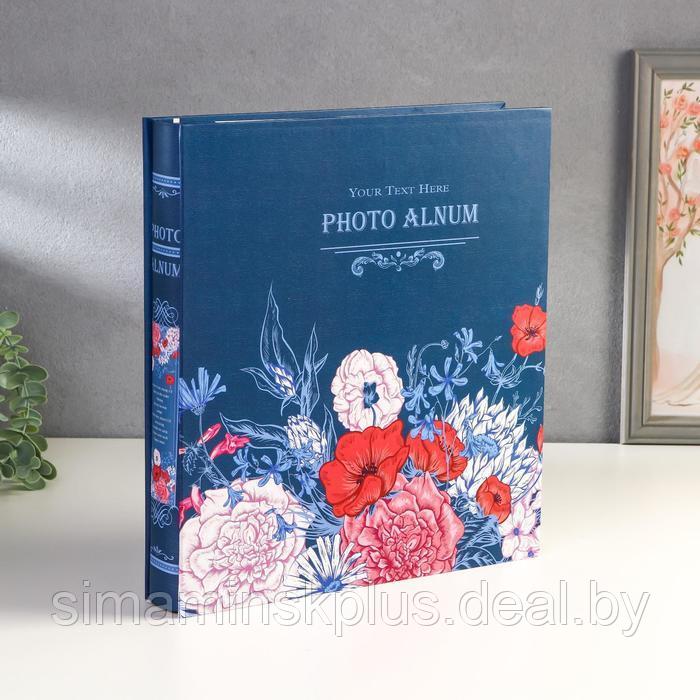 Фотоальбом на 500 фото 10х15 см "Нарисованные цветы" в коробке МИКС 33,5х30х6 см - фото 2 - id-p223220659