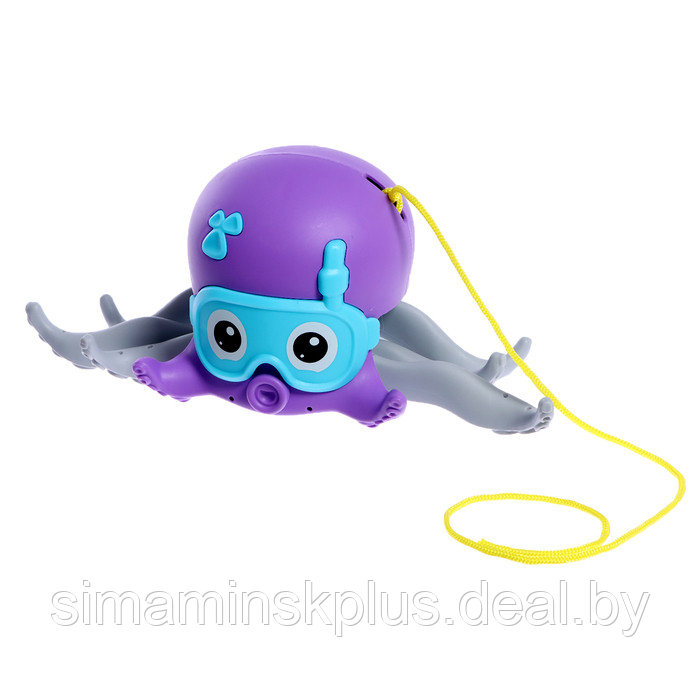 Заводная игрушка «Осьминожка», водоплавающая, цвета МИКС - фото 2 - id-p223220831