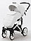 Детская модульная коляска Adamex Avanti DeLux Эко-кожа 2 в 1, фото 2