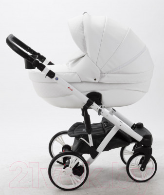 Детская модульная коляска Adamex Avanti DeLux Эко-кожа 2 в 1 - фото 4 - id-p223221586