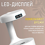 Увлажнитель воздуха ультразвуковой антигравитационный с подсветкой и часами, фото 7