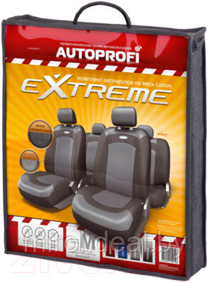 Комплект чехлов для сидений Autoprofi Extreme XTR-803 BK/BK (M) - фото 4 - id-p223225447