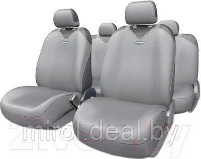 Комплект чехлов для сидений Autoprofi R-1 Sport Plus R-902P D.GY - фото 1 - id-p223224769
