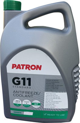 Антифриз Patron G11 Green / PCF4020 - фото 1 - id-p223236140