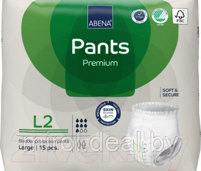 Трусы впитывающие для взрослых Abena Pants L2 Premium - фото 1 - id-p223225834