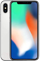 Смартфон Apple iPhone X 64GB / 2BMQAD2 восстановленный Breezy Грейд B (серебро)