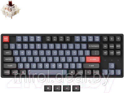 Клавиатура Keychron K8 Pro Black RGB Hot-Swap Brown Switch / K8P-J3-RU - фото 2 - id-p223224948