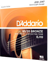 Струны для акустической гитары D'Addario EJ10