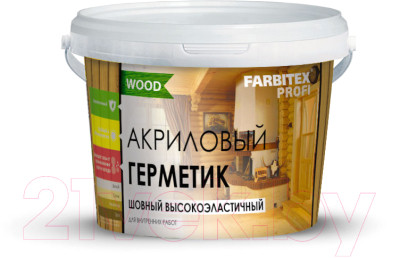 Герметик акриловый Farbitex Профи Wood шовный высокоэластичный - фото 1 - id-p223234901