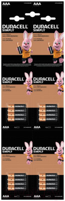 Комплект батареек Duracell Alkaine LR03 AAA - фото 1 - id-p223235377