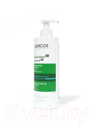 Шампунь для волос Vichy Dercos против перхоти для нормальных и жирных волос - фото 2 - id-p223235385
