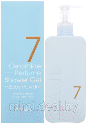 Гель для душа Masil 7 Ceramide Perfume Shower Gel С ароматом хлопка - фото 2 - id-p223225232