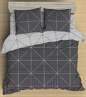 Комплект постельного белья Amore Mio Мако-сатин Grid Микрофибра 2.0 / 93085