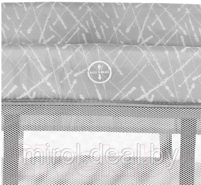 Кровать-манеж Lorelli Torino 2 Fog Striped Elements / 10080462212 - фото 8 - id-p223226173
