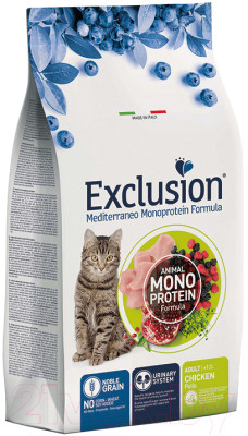 Сухой корм для кошек Exclusion Monoprotein Chicken старше одного года, с цыпленком / NGCAC12 - фото 1 - id-p223237711