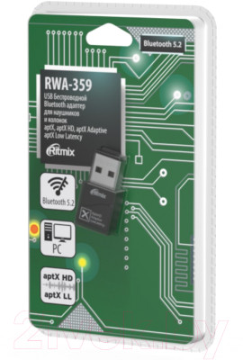 Bluetooth-адаптер Ritmix RWA-359 USB - фото 6 - id-p223238223