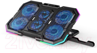 Подставка для ноутбука Evolution LCS-08 RGB с активным охлаждением - фото 2 - id-p223234036