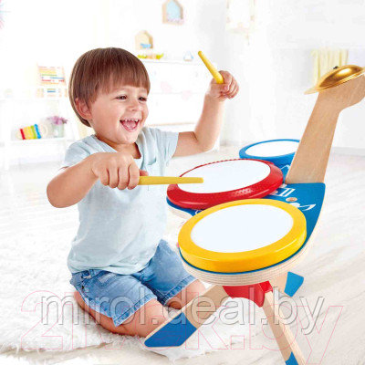 Музыкальная игрушка Hape Барабанная установка / E0613-HP - фото 6 - id-p223230317
