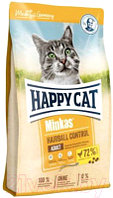 Сухой корм для кошек Happy Cat Minkas Hairball Control Geflugel / 70417