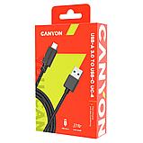 Кабель Canyon "CNE-USBC4B" (Type C Cable To USB 3.0), 1.5 м, черный, фото 2