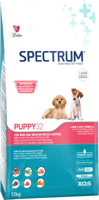 Сухой корм для собак Spectrum Puppy32 для щенков с ягненком - фото 1 - id-p223240234