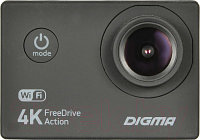 Автомобильный видеорегистратор Digma FreeDrive Action 4K WiFi