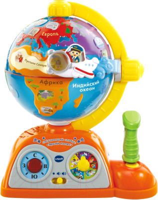 Развивающая игрушка Vtech Обучающий глобус. Яркий полет / 80-197826 - фото 1 - id-p223240219