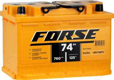 Автомобильный аккумулятор Forse R+ 760A 6СТ-74VLR - фото 1 - id-p223241020