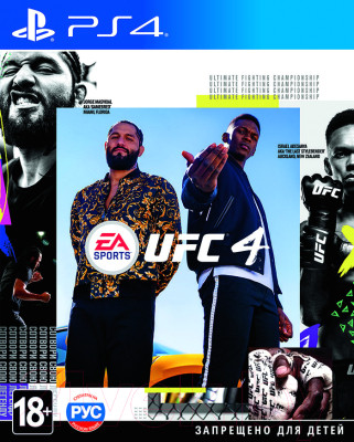 Игра для игровой консоли PlayStation 4 UFC 4 - фото 1 - id-p223240795