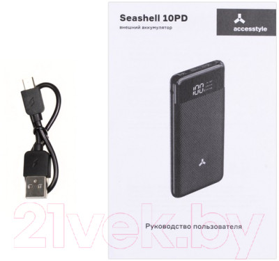 Портативное зарядное устройство Accesstyle Seashell 10PD - фото 2 - id-p223241388