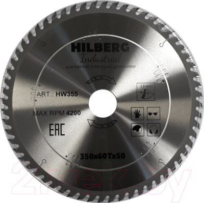 Пильный диск Hilberg HW355 - фото 1 - id-p223241832