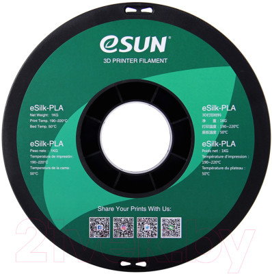 Пластик для 3D-печати eSUN eSilk-PLA / т0030643 - фото 2 - id-p223241851