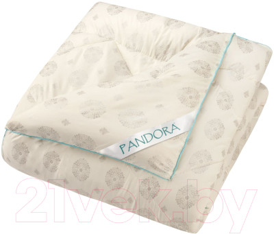 Одеяло PANDORA Овечья шерсть тик облегченное 172x205 - фото 1 - id-p223241242