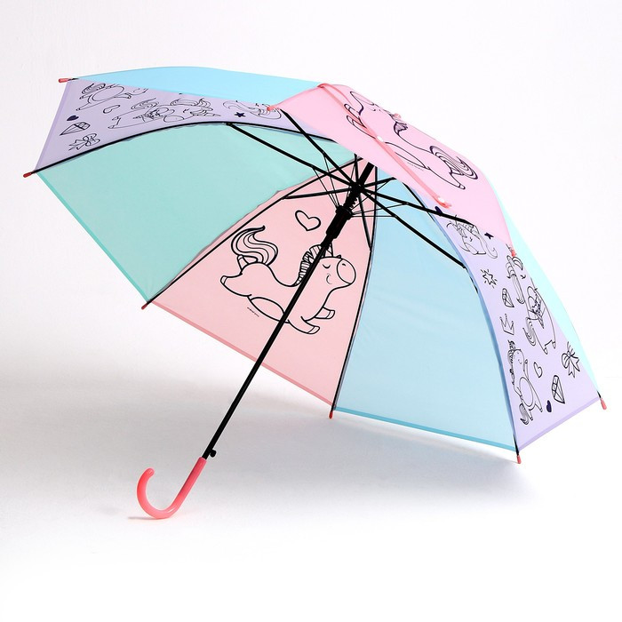 Зонт детский «Сказочная единорожка», d=90см - фото 3 - id-p223243478