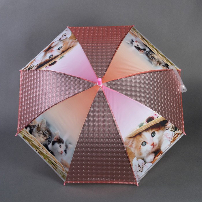 Зонт детский 3Д «Модная кошечка», D=80 см - фото 2 - id-p223243482