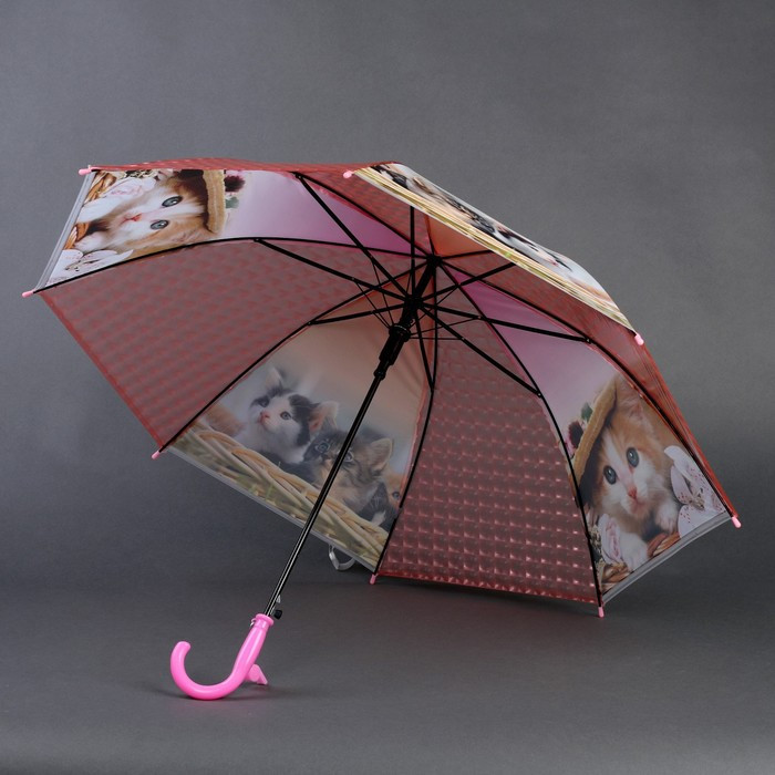 Зонт детский 3Д «Модная кошечка», D=80 см - фото 3 - id-p223243482
