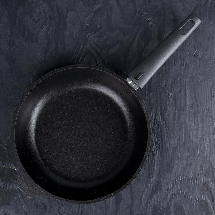 Набор кухонной посуды «Традиция №10», крышка, антипригарное покрытие, цвет чёрный - фото 2 - id-p223243893