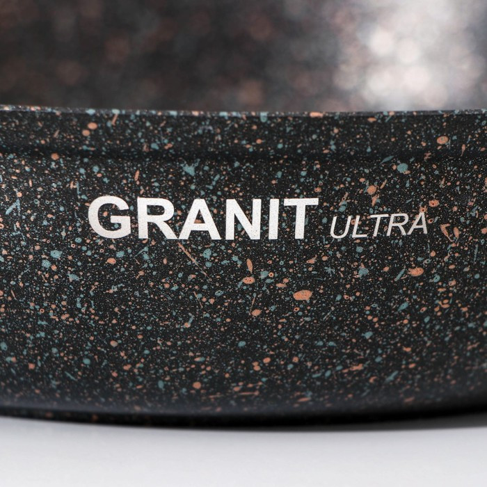 Сковорода Granit ultra original, d=26 см, съёмная ручка, антипригарное покрытие, цвет чёрный - фото 8 - id-p223243976