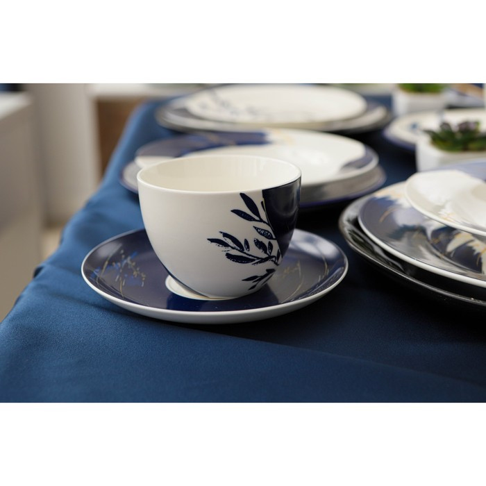 Сервиз чайный фарфоровый Доляна Ternura, 12 предметов: 6 чашек 250 мл, 6 блюдец d=15 см - фото 8 - id-p223243995