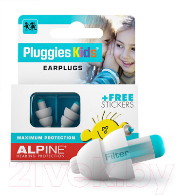 Защита для ушей ребенка Alpine Hearing Protection PluggiesKids / 111.31.150 - фото 3 - id-p223244398