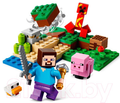 Конструктор Lego Minecraft Засада Крипера 21177 - фото 3 - id-p223248660
