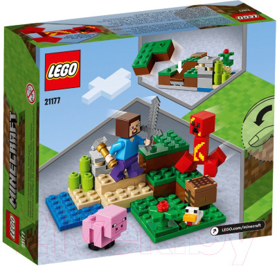 Конструктор Lego Minecraft Засада Крипера 21177 - фото 7 - id-p223248660