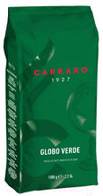 Кофе в зернах Carraro Globo Verde 50% арабика, 50% робуста